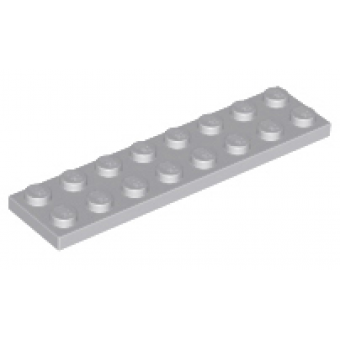Plaat 2x8 Light Bluish Gray